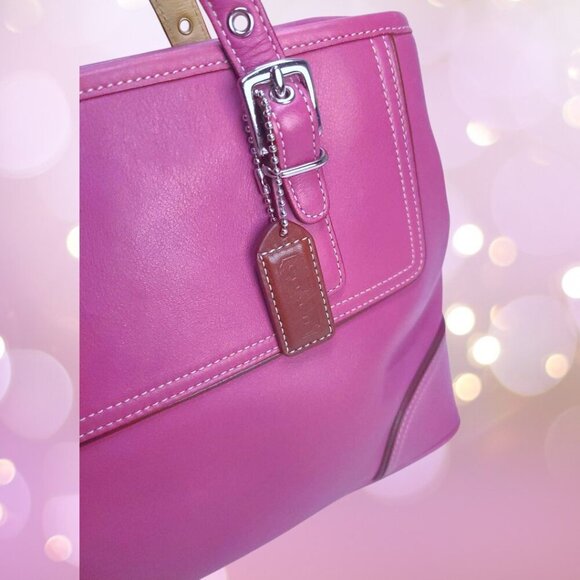 COACH Hamptons Vintage Satchel in Barbie Pink Y2K - Picture 8 of 13